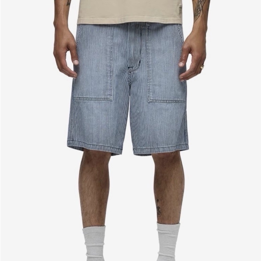 NWT HUDSON Men's Railroad Chino Short Size 38 $195